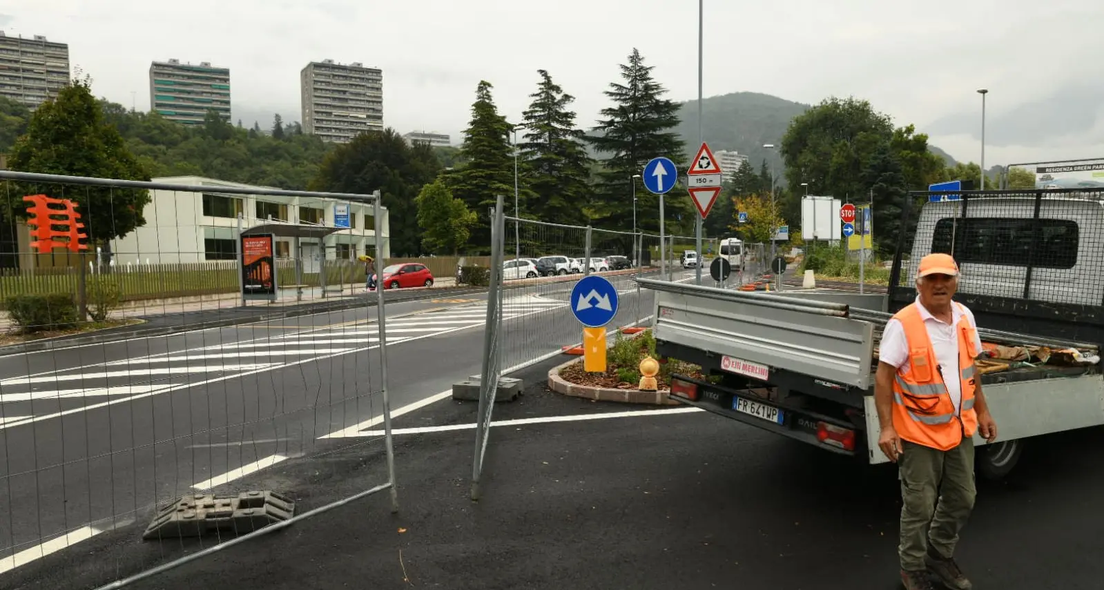 Trento, aperta alle prime macchine l’attesa bretella fra via Degasperi e Blm Group Arena