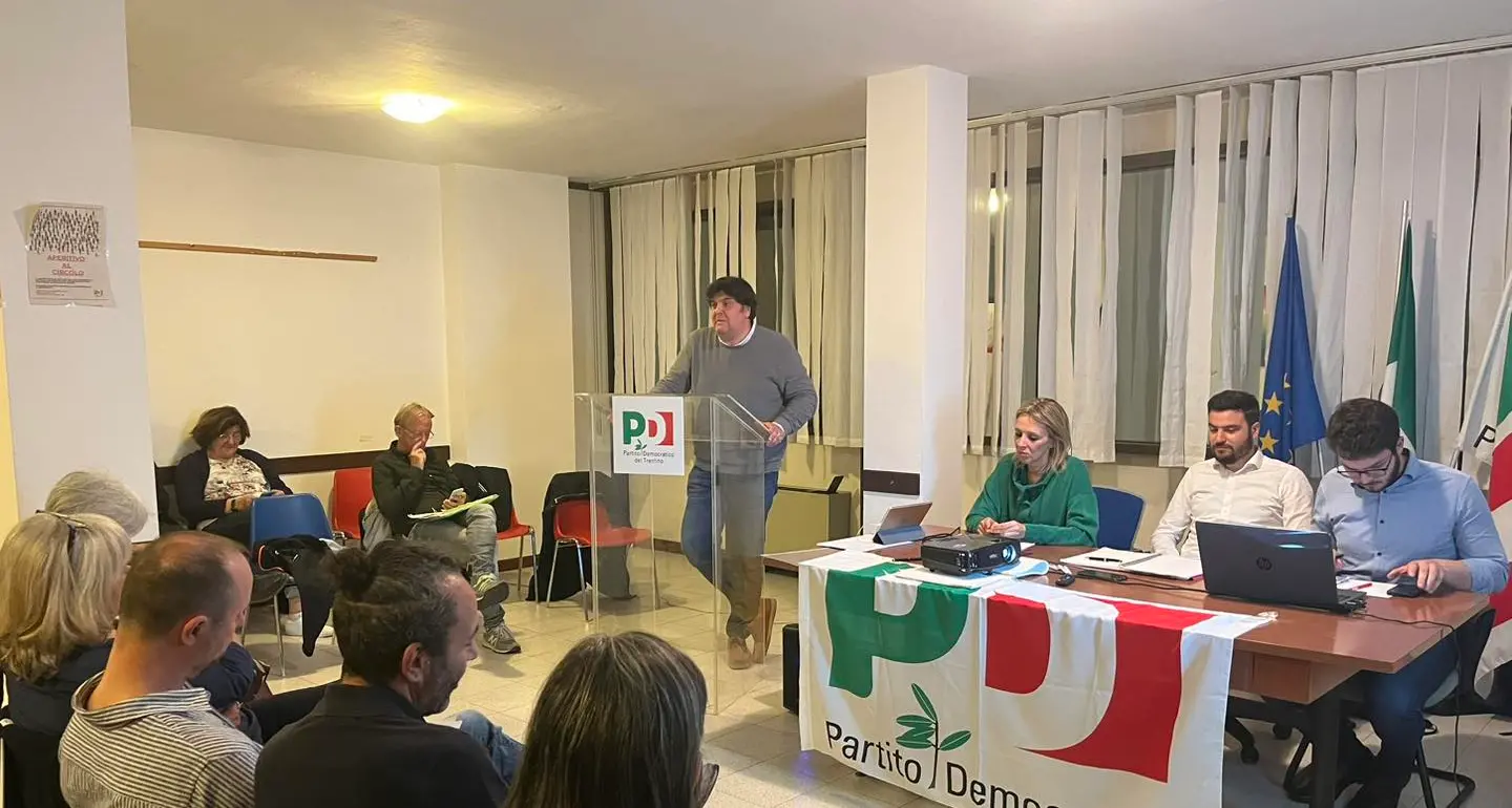 Provinciali, Valduga all'assemblea del Pd del Trentino: non ci sarà un capolista