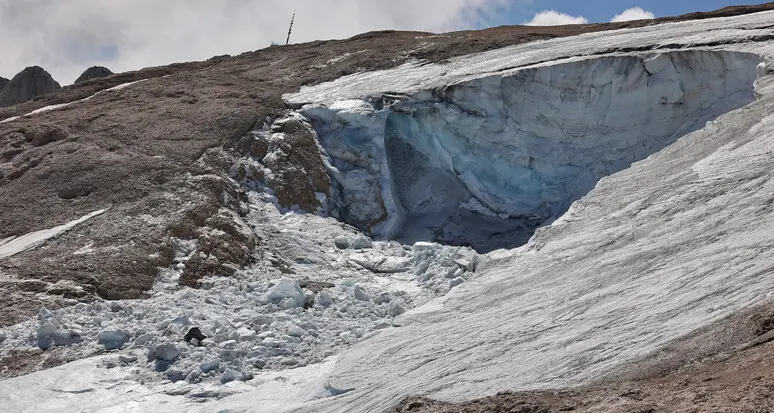 Caldo record in Marmolada: +13,3 gradi sulla cima, più del giorno del crollo
