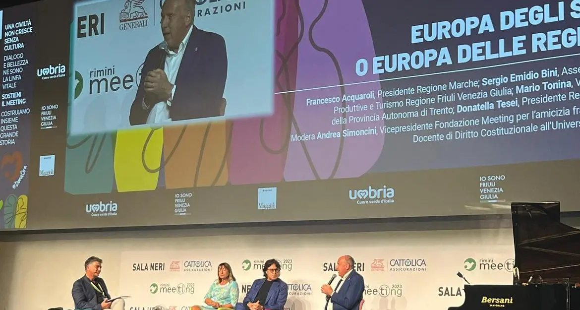 Tonina al Meeting di Rimini: «L’autonomia differenziata rappresenta un’opportunità»