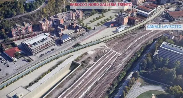 Circonvallazione ferroviaria di Trento, accordo per il cantiere all’Acquaviva