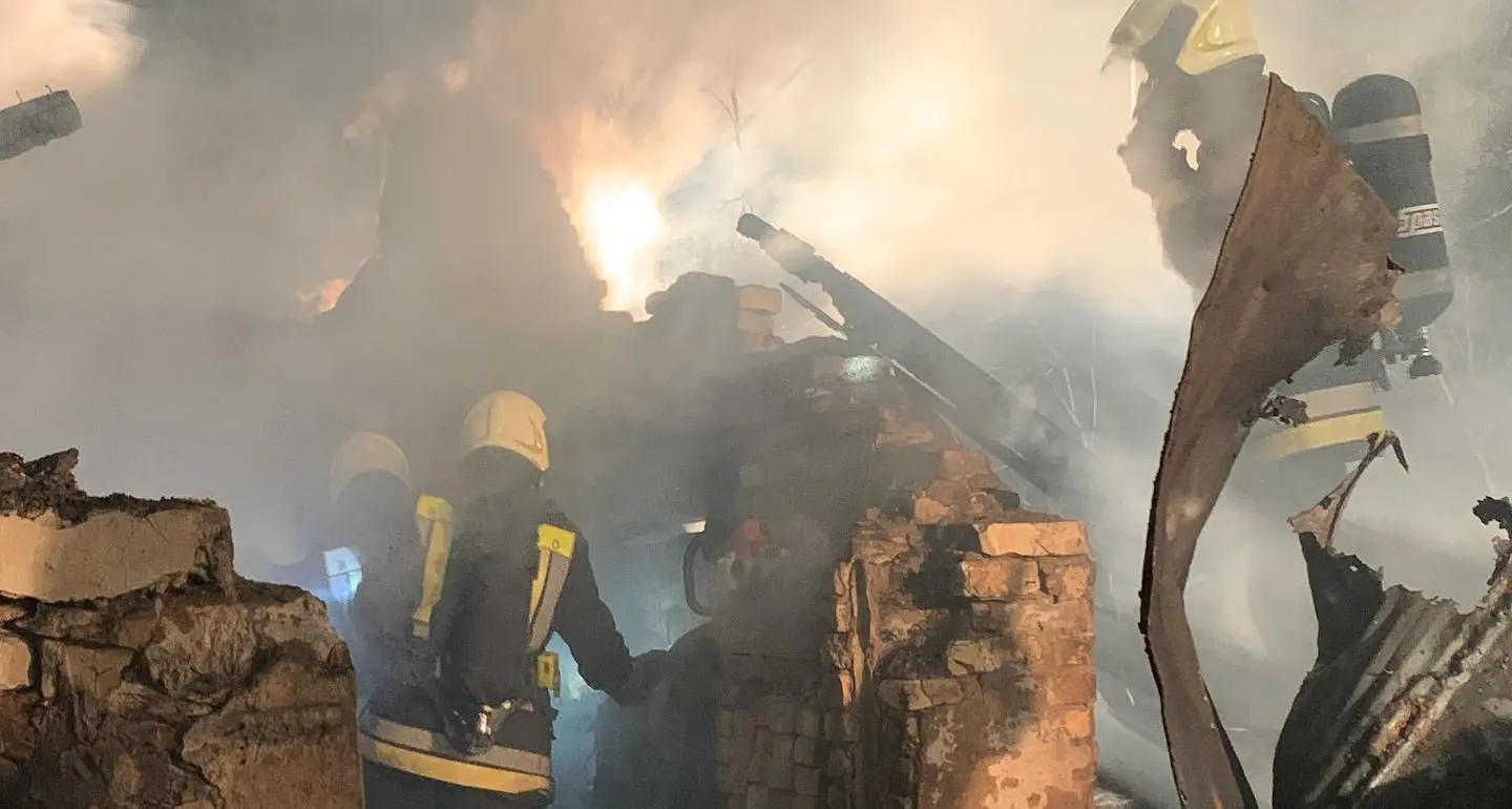 Denno, a fuoco un b&b nel centro del paese