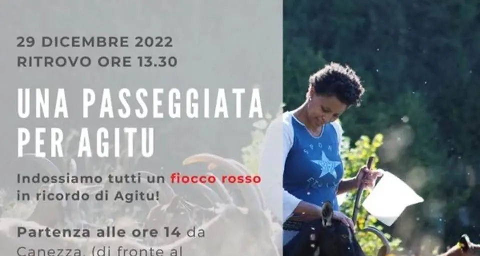 In valle dei Mocheni oggi una passeggiata in ricordo di Agitu