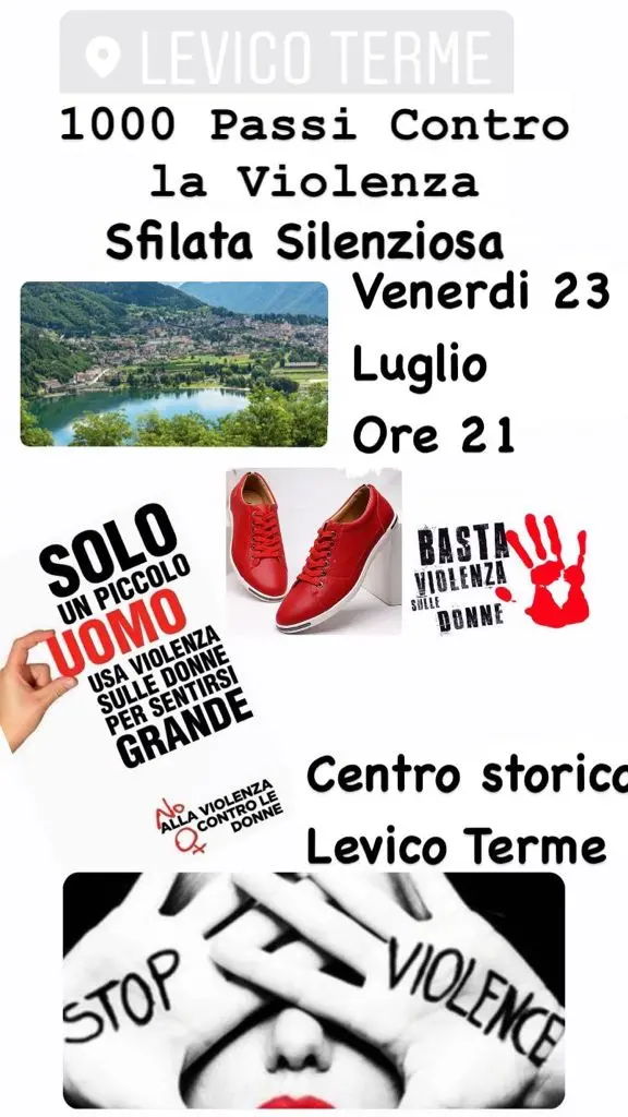 A Levico uomini in marcia contro la violenza di genere