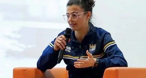 Chiara Valzolgher, la psicologa che fa la portiera nel Calcio Trento