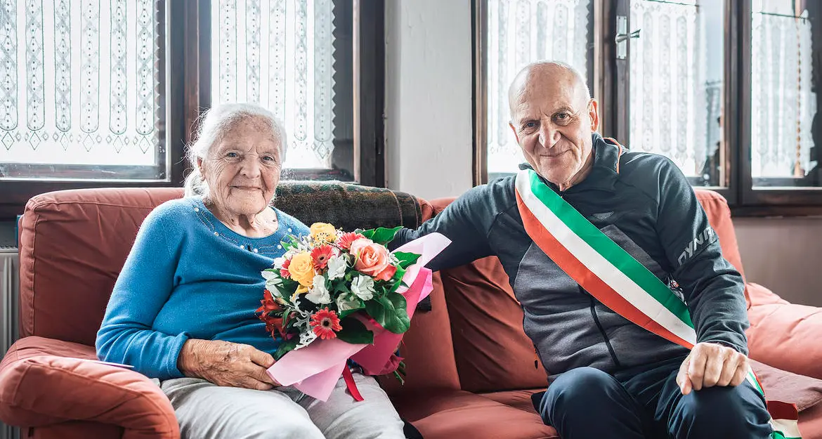 Maria Nicolussi Anzolon, 103 anni: \"Niente fumo, niente alcol e tanto bosco\"