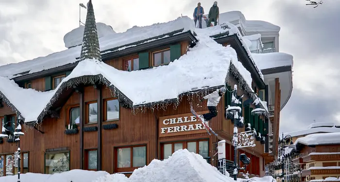 Campiglio, replicata la foto della grande nevicata del 1951