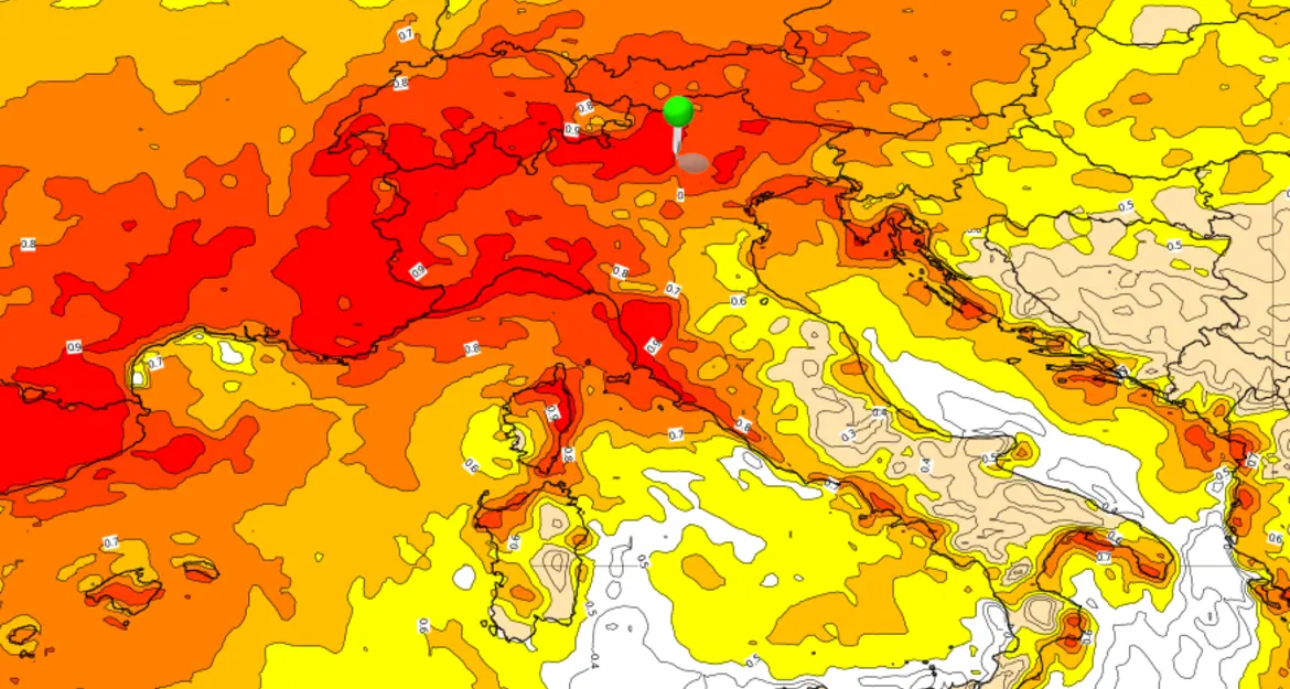 Allerta gialla fino a mercoledì: quasi 40 gradi e notti tropicali