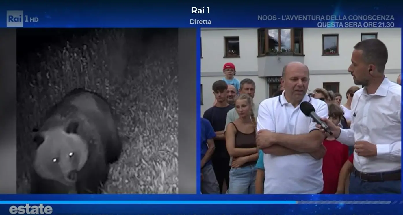 La gente di Cavizzana su RaiUno: «Noi, chiusi in casa per paura degli orsi»