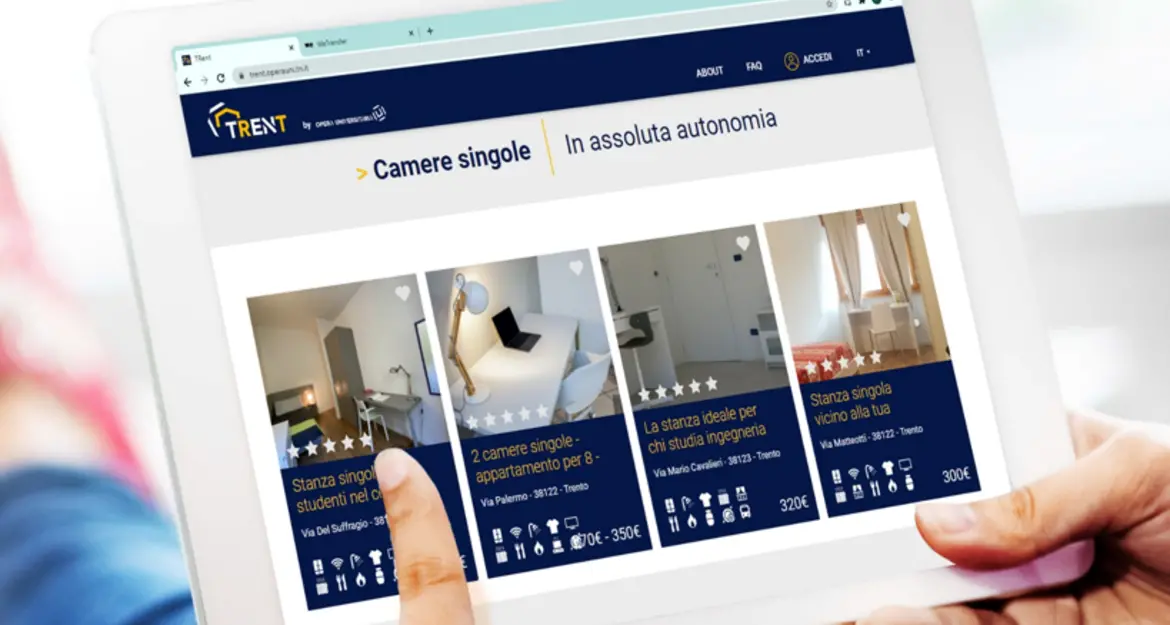 “TRent”, 320 i posti letto per universitari a Trento e Rovereto