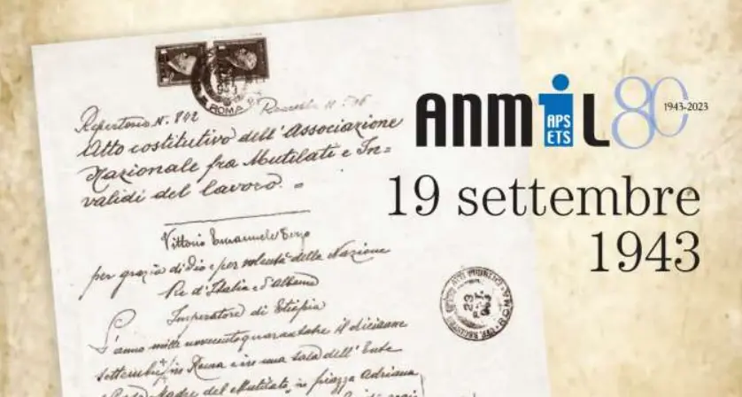 L’ANMIL festeggia 80 anni, l’11 settembre anche una delegazione di Trento sarà a Roma