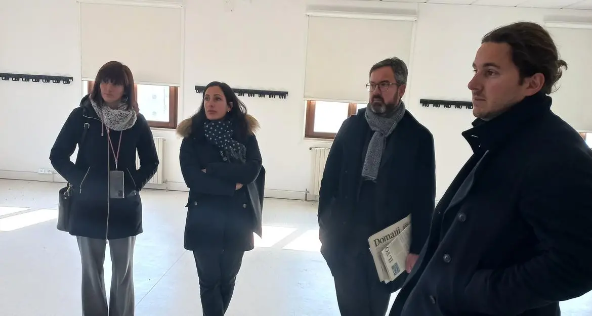 Trento, sopralluogo di Provincia e Comune all’ex Santa Chiara: «Sarà una casa della creatività»