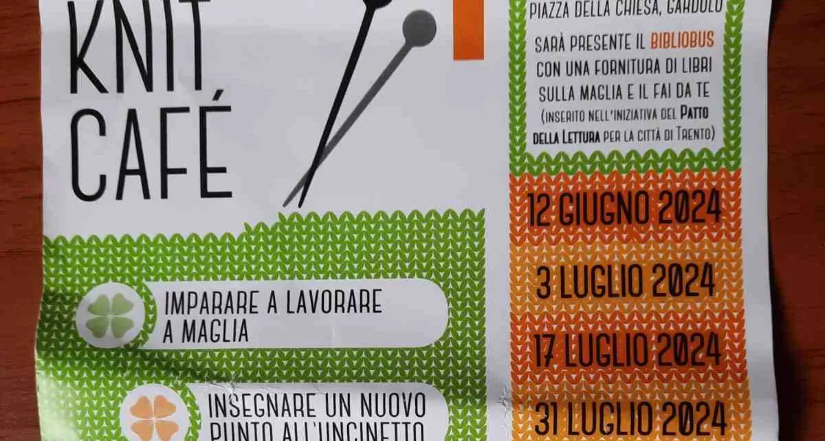 Gardolo, tutte a “sferruzzare” al Knit Cafè