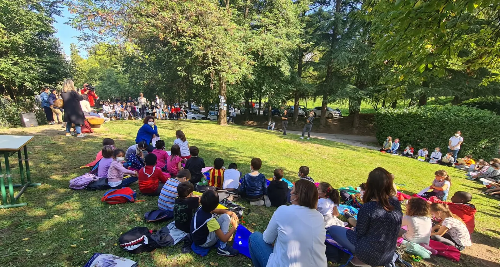 A lezione al parco: inaugurata l’aula didattica a Gocciadoro