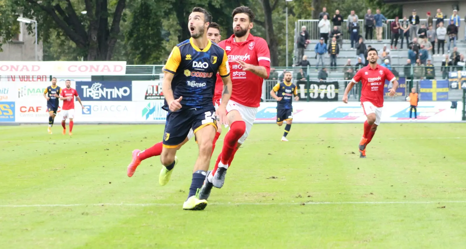 Trento, non basta il gol di capitan Trainotti: 1-1 con la Triestina al Briamasco