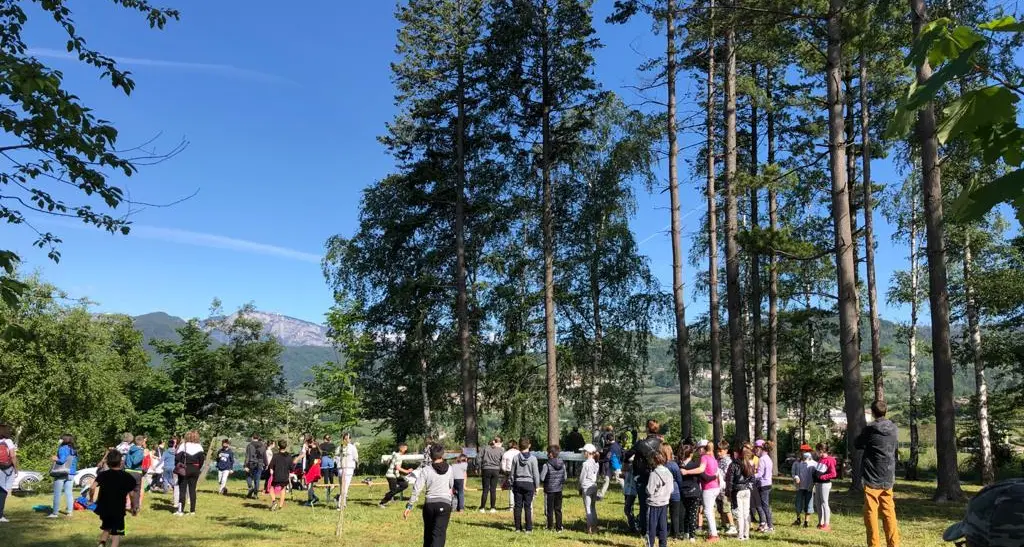 Dopo un anno di divieti torna la festa degli alberi per gli alunni di Madrano e Canzolino