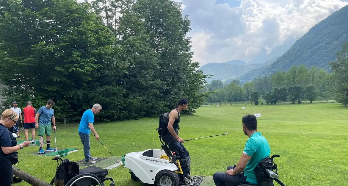 Open day per il golf paralimpico a Roncegno