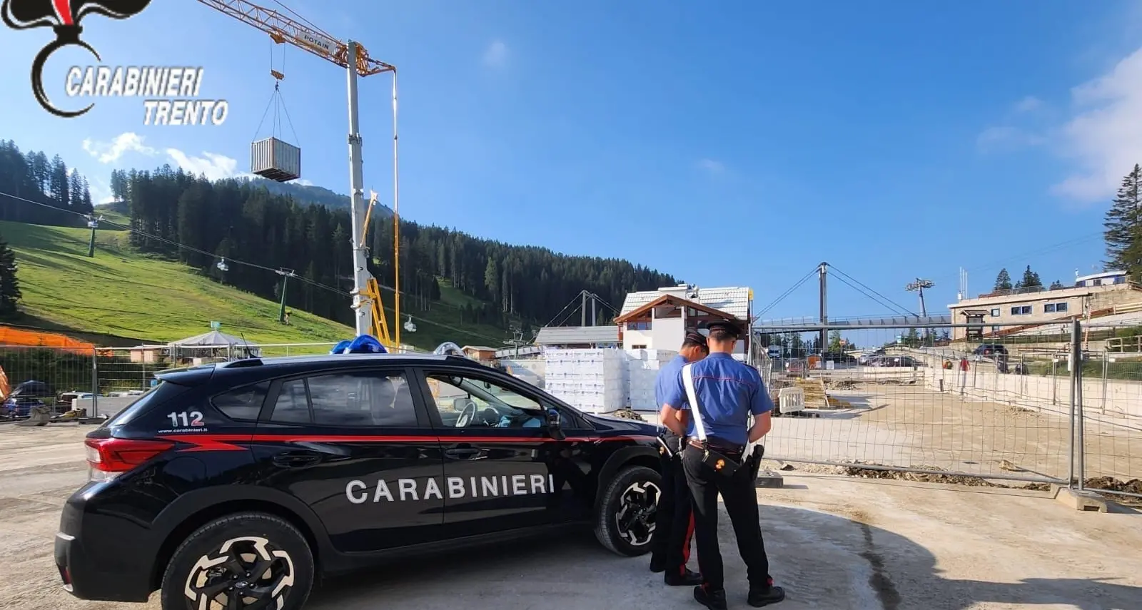 Lavoratori in nero scoperti in un cantiere di Campiglio