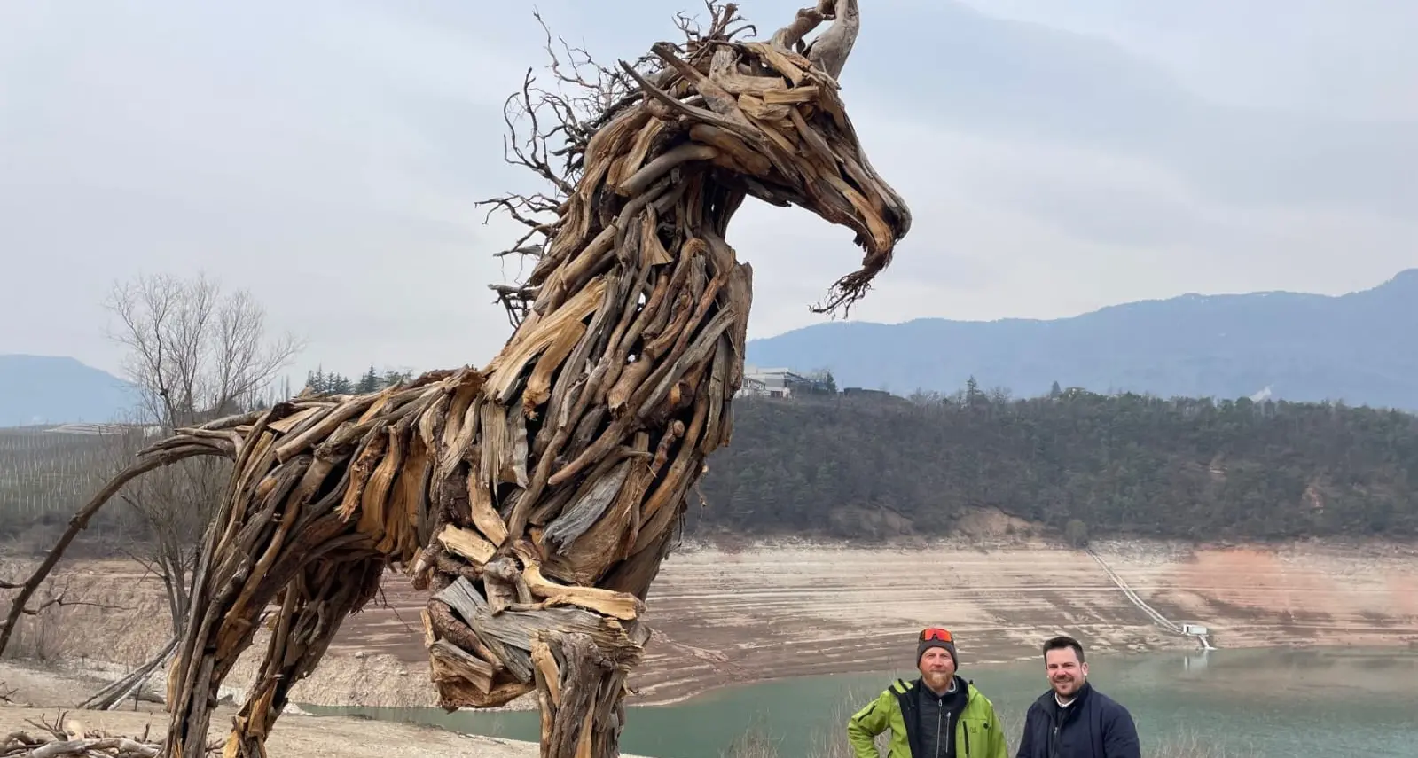 Il “Radicosauro” di Martalar sul lago di Santa Giustina: una creatura che è felino e anche rettile