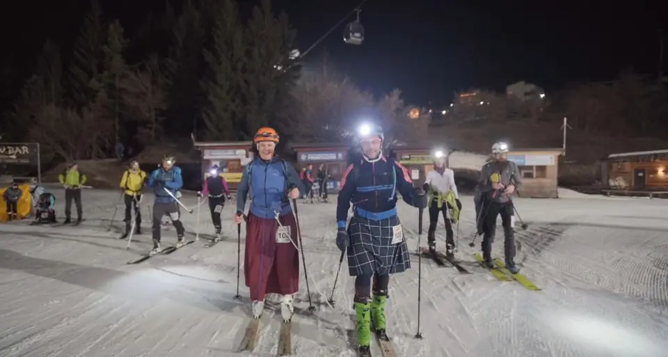 Torna stasera “Tiramisù”, la gara di scialpinismo a coppie da Andalo al rifugio Dosson