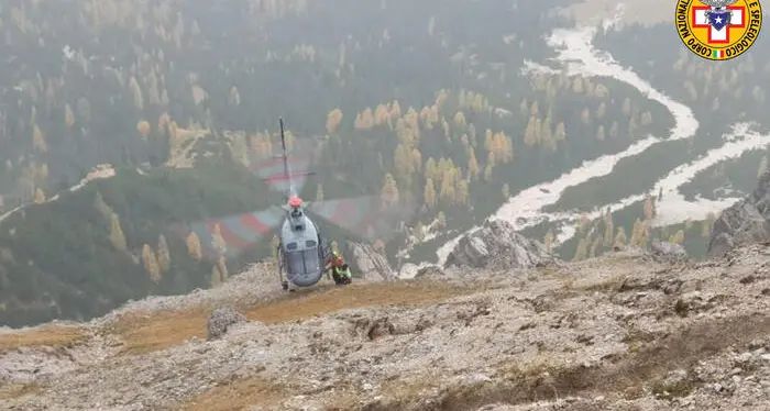 Bloccato sulla ferrata Gadotti, illeso escursionista tedesco