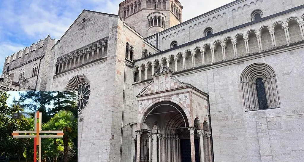 Trento, per il Giulibeo 300 giovani dietro la grande croce realizzata dagli studenti di Tesero