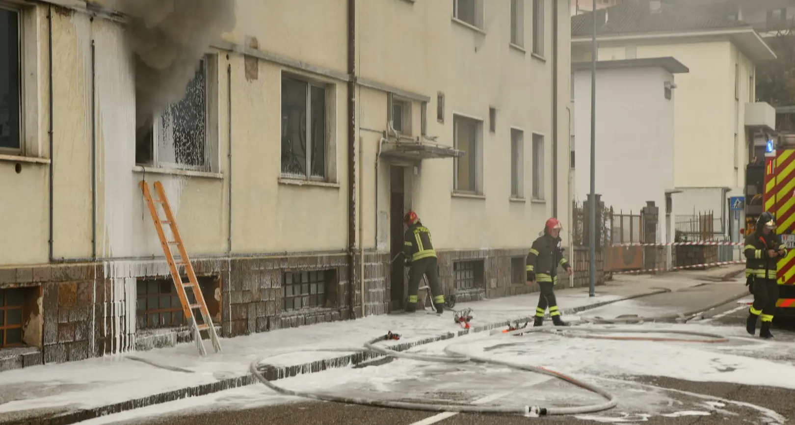 Trento, incendio all’ex Atesina: riaperta via Marconi