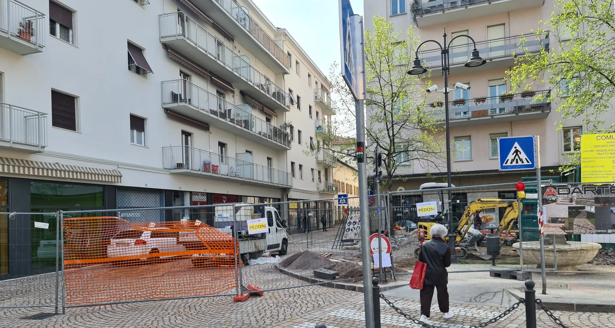 Trento, domani termina la prima fase dei lavori in via San Martino