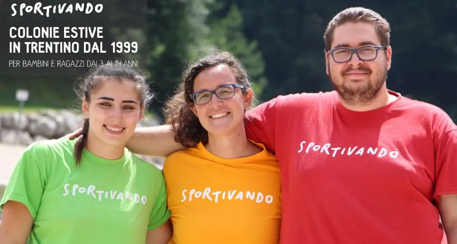 Sportivando cerca giovani operatori per le colonie estive trentine