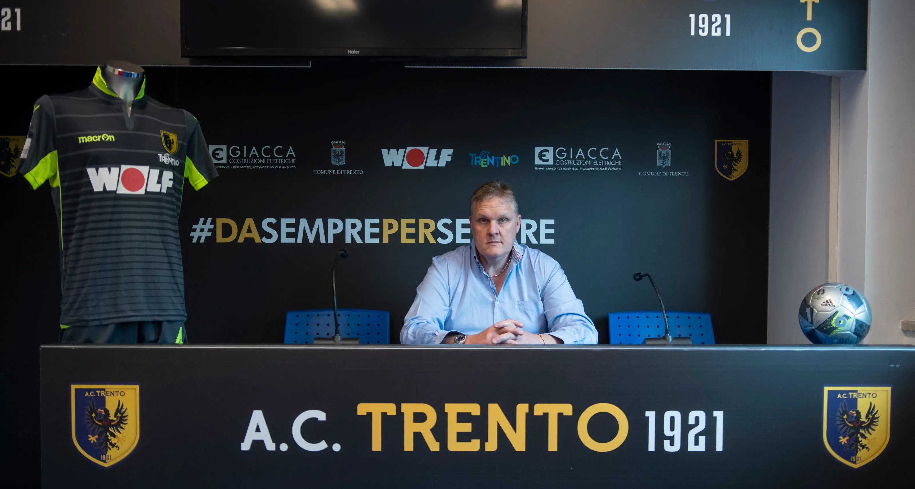 Mauro Giacca, da raccattapalle a presidente dell’Ac Trento. Pensando alla serie B